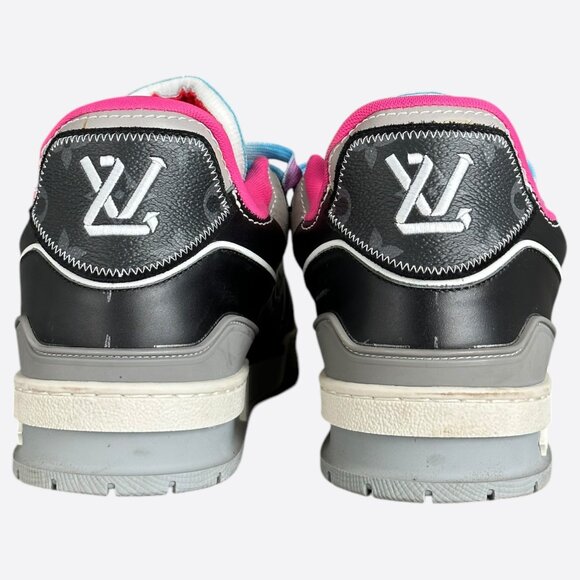 Louis Vuitton Black Multicolor Upcycle Trainers - Picture 4 of 8